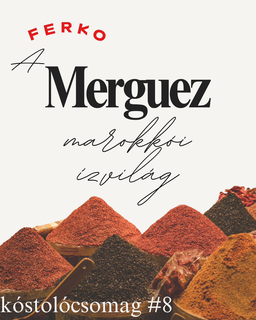 Marokkói merguez fűszeres marhakolbász (500 g) sous-vide